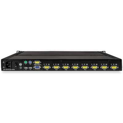 StarTech.com 8 Port Rackmount KVM Console with Cables KVM Switch with 17" LCD