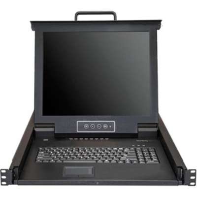 StarTech.com 8 Port Rackmount KVM Console with Cables KVM Switch with 17" LCD
