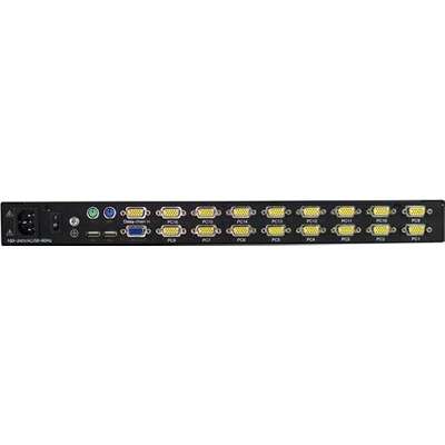StarTech.com 16 Port Rackmount KVM Console with Cables KVM Switch with 17" LCD