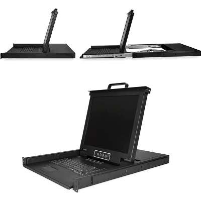 StarTech.com 16 Port Rackmount KVM Console with Cables KVM Switch with 17" LCD