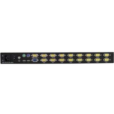StarTech.com 16 Port Rackmount KVM Console with Cables KVM Switch with 17" LCD