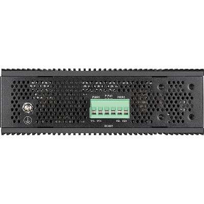 D-Link Systems 12-Port Managed Industrial Switch, -40C to +75C. PoE, 240W Budget
