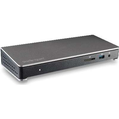 StarTech.com Thunderbolt 3 Dock Dual Monitor 4K 60Hz with DP - 85W PD/6xUSB/SD