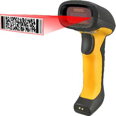 Adesso 2.4GHz RF Wireless Antimicrobial & Waterproof 2D Barcode Scanner