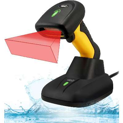 Adesso 2.4GHz RF Wireless Antimicrobial & Waterproof 2D Barcode Scanner