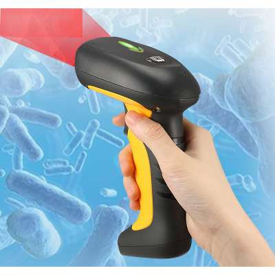 Adesso 2.4GHz RF Wireless Antimicrobial & Waterproof 2D Barcode Scanner