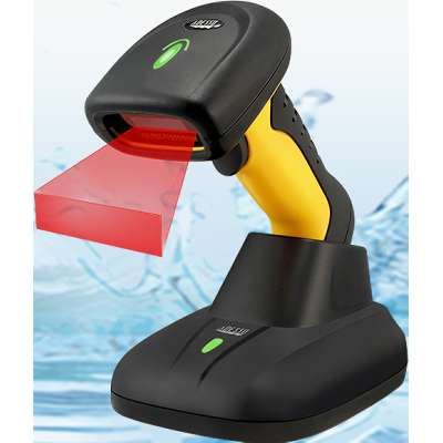 Adesso 2.4GHz RF Wireless Antimicrobial & Waterproof 2D Barcode Scanner
