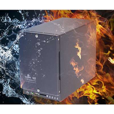 ioSafe 218 4TB (2TBX2) NAS Hard Disk Drive 1-Year DRS