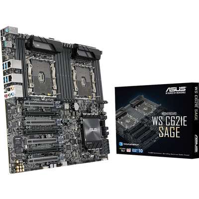 Asus Motherboard WS C621E Sage Xeon C621 Max. 768GB DDR4 SATA PCIe Eeb Brown Box