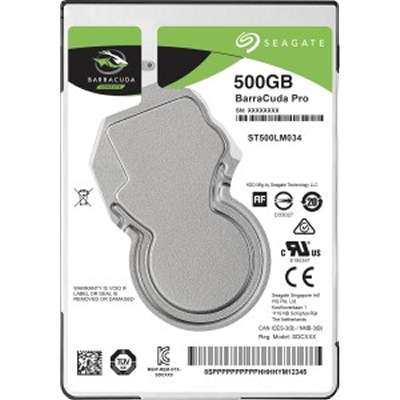 Seagate BarraCuda 2.5" SATA Hard Disk Drive 500GB 7200RPM