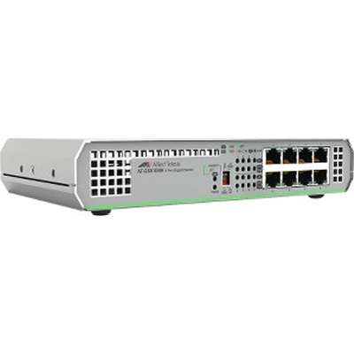 Allied Telesis 8 Port 10/100/1000TX Unmanaged Switch with External PSU