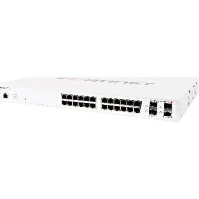 Fortinet L2+ Managed PoE Switch with  24GE +4SFP 24 Port PoE