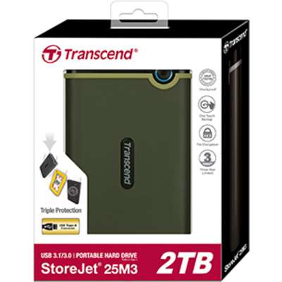 Transcend 1TB Slim STOREJET2.5 M3G Portable