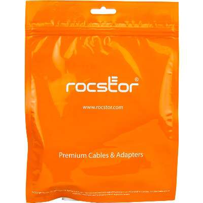 Rocstor 6FT Mini Displayport to HDMI M/M 4KX2K 30HZ Cable Black