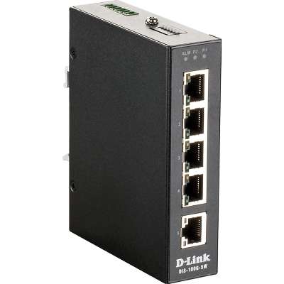 D-Link Systems 5 Port Unmng Industrial Switch Wide Temperature