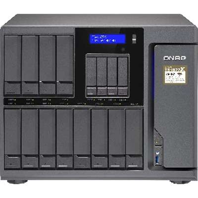 QNAP 12 +4 Bay High-Capacity 10GBE ISCSI NAS AMD Ryzen 5 1600 6-Core 3
