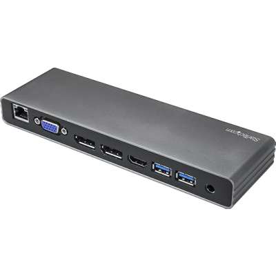 StarTech.com Thunderbolt 3 Dock - Dual 4K Monitor DP / HDMI / VGA - 85W PD