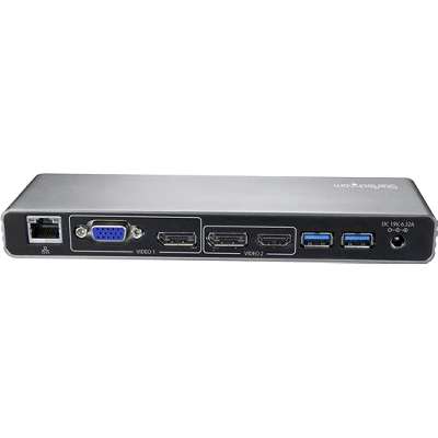 StarTech.com Thunderbolt 3 Dock - Dual 4K Monitor DP / HDMI / VGA - 85W PD