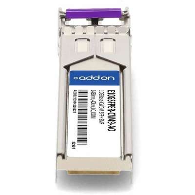 AddOn SFP+ 10G-CWDM 1490NM 40KM SMF XCVR Intel