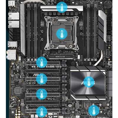 Asus MB WS X299 Sage 10G X299 8DIMM 128GB DDR4