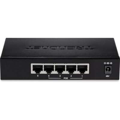 TRENDnet 5-Port Gigabit EdgeSmart PoE+ Switch (31W)