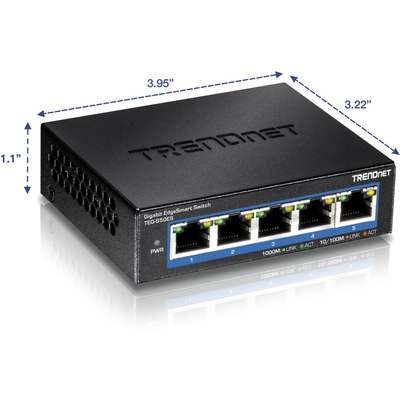 TRENDnet 5-Port Gigabit EdgeSmart Switch
