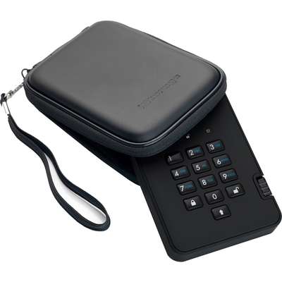 iStorage IS-DA2-256-SSD-1000-B 1TB diskAshur2 USB 3.1 Portable encrypted SSD Drive - Black