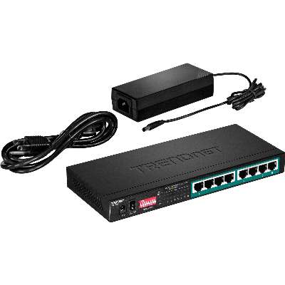 TRENDnet 8-Port Gigabit Long Range PoE+ Switch