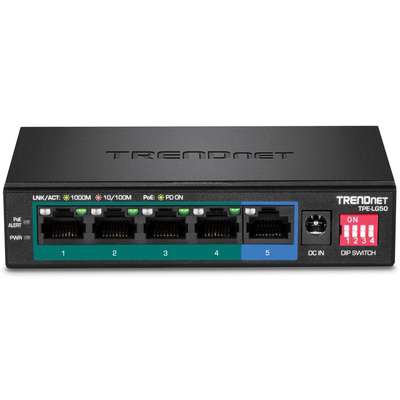 TRENDnet 5-Port Gigabit Long Range PoE+ Switch