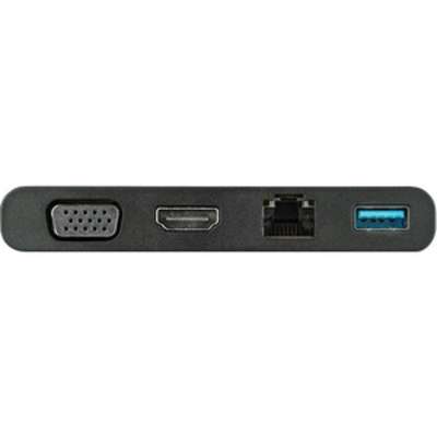 StarTech.com USB C Multiport Adapter - 4K HDMI / VGA - USB-C Travel Dock