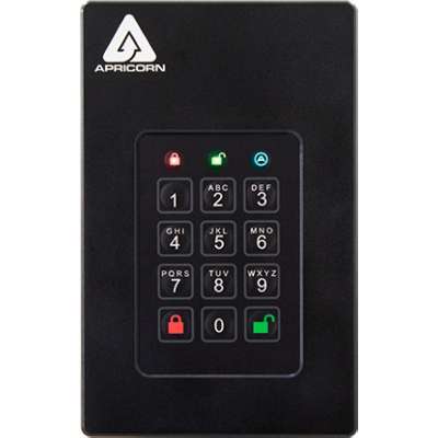 Apricorn 1TB Aegis Fortress L3 USB 3.0 Hardware Encrypted Drive