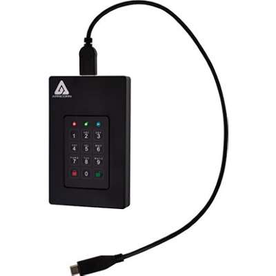Apricorn 1TB Aegis Fortress L3 USB 3.0 Hardware Encrypted Drive