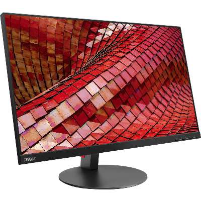 Lenovo 27" T27i-10 FHD 1920x1080 WLED LCD 16:9 Monitor HDMI/VGADP - Raven Black