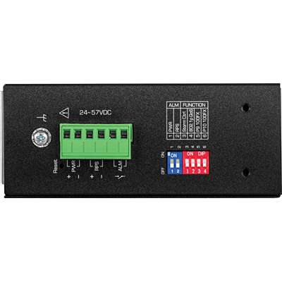 TRENDnet 10-Port Industrial Gigabit L2 Managed PoE+ DIN-Rail Switch 24 57V