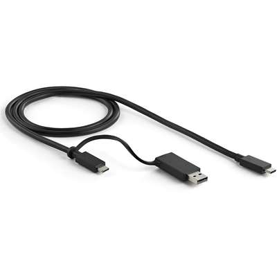 StarTech.com USB-C & USB-A Hybrid Dock with 100W PD - Dual 4K 60Hz HDMI / DP