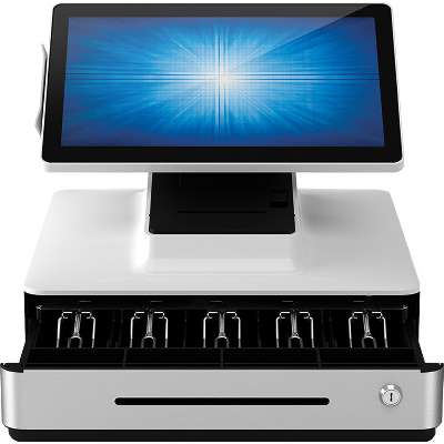 Elo PayPoint Plus for Windows - White, Windows 10, 5 Bill/6 Coin Cash Drawer