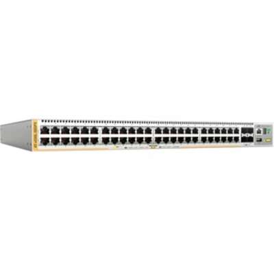 Allied Telesis 48 Port L3 Stackable Software 1000-T PoE+ 4 Port SFP+ & Dual Fixed PSU