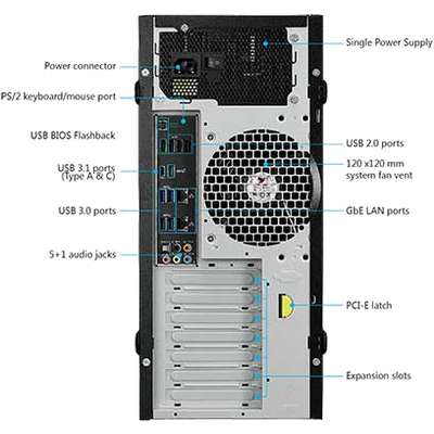 ASUS ESC700 G4 Supsintel Xeon U.2 M.2 USB 3.1 GEN2 Dual LAN C422