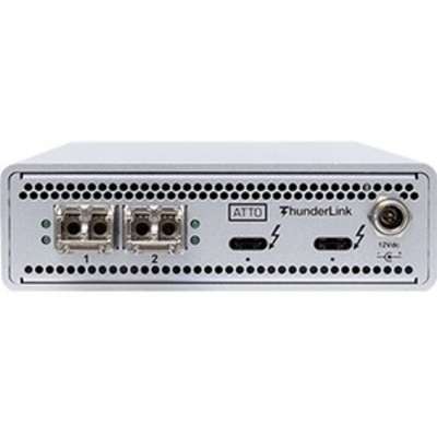 ATTO Technology Dual 25GB to Dual 25GB Ethernet Tbolt 3 SFP28