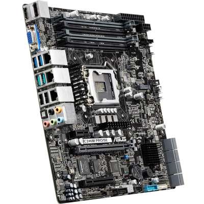 Asus Motherboard WS-C246M-Pro-SE S1151 E-2100/Pentium/Celeron/I7/I5/I3 C246 MicroATX
