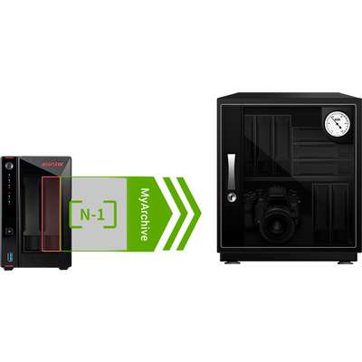 Asustor NAS AS5202T 2-Bay Intel Celeron Dual-Core 2GB DDR4 2.5GBEX2 USB