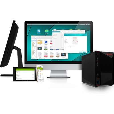 Asustor NAS AS5202T 2-Bay Intel Celeron Dual-Core 2GB DDR4 2.5GBEX2 USB