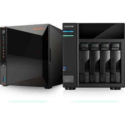 Asustor NAS AS5304T 4-Bay Intel Celeron Quad-Core 4GB DDR4 2.5GBEX2 USB
