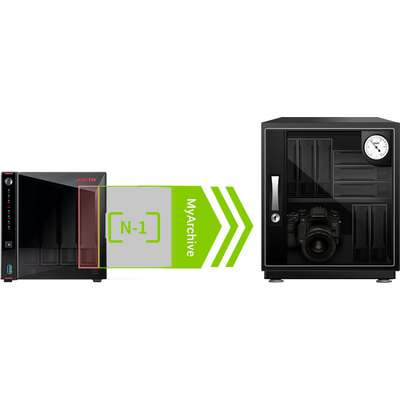 Asustor NAS AS5304T 4-Bay Intel Celeron Quad-Core 4GB DDR4 2.5GBEX2 USB