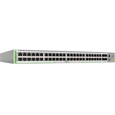 Allied Telesis 48-Port 10/100/1000T PoE+ 4 Port 100/1000X SFP GB Ethernet Managed Software