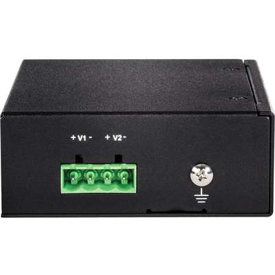 TRENDnet 5-Port Industrial Fast Ethernet PoE+ DIN-Rail Switch