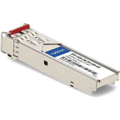 Addon MSA & TAA Compliant XCVR 1G-CWDM LC 1590NM 160KM SMF Domino SFP