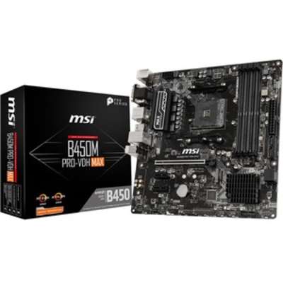 MSI B450M Pro-VDH Max 4DIMMS MATX