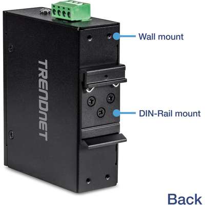 TRENDnet 5-Port Industrial Fast Ethernet DIN-Rail Switch