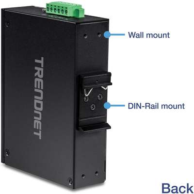 TRENDnet 8-Port Industrial Fast Ethernet DIN-Rail Switch